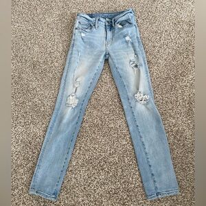 American Eagle skinny ripped jean size 28 x 30